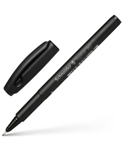 Stylo Pointe Fine Topliner 967 Schneider - Noir