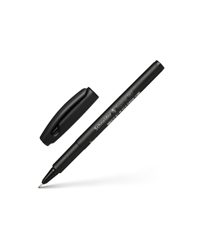 Stylo Pointe Fine Topliner 967 Schneider - Noir|4004675096715|Le Guide