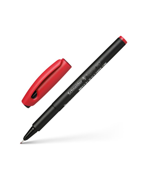 Stylo Pointe Fine Topliner 967 Schneider - Rouge