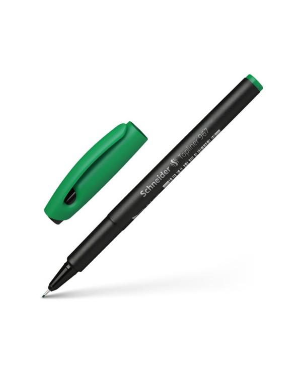 Stylo Pointe Fine Topliner 967 Schneider - Vert