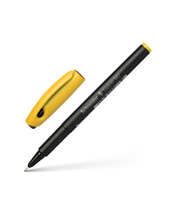 Stylo Pointe Fine Topliner 967 Schneider - Jaune