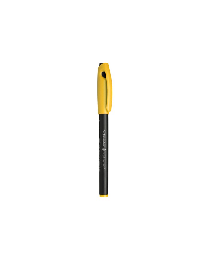 Stylo Pointe Fine Topliner 967 Schneider - Jaune|4004675039675|Le Guide