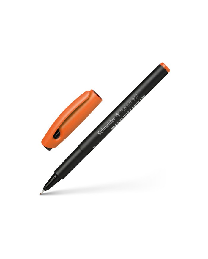 Stylo Pointe Fine Topliner 967 Schneider - Orange|4004675039705|Le Guide