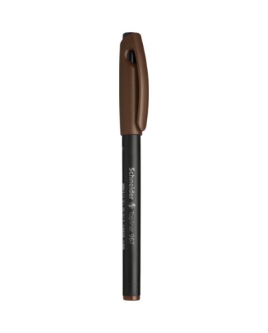 Stylo Pointe Fine Topliner 967 Schneider - Marron