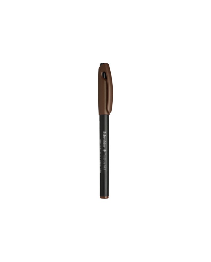 Stylo Pointe Fine Topliner 967 Schneider - Marron|4004675039736|Le Guide