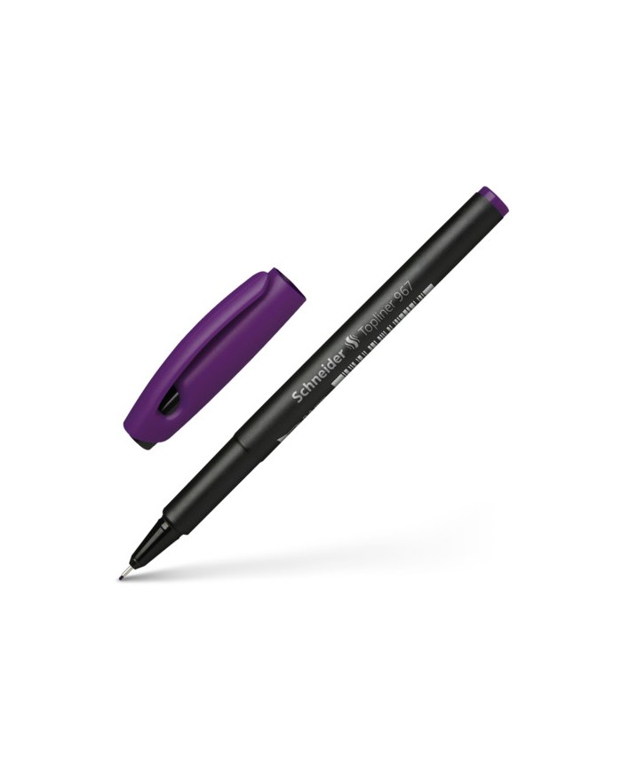 Stylo Pointe Fine Topliner 967 Schneider - Violet|4004675039767|Le Guide