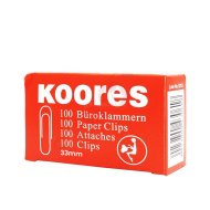 Paquet de 100 Trombones 33mm - Koores||Le Guide