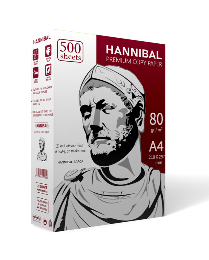 Rame Papier A4 Hannibal 80 Gr||Le Guide