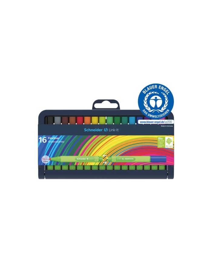 Boite De 16 Fineliners Link-It - Assorties|4004675109187|Le Guide