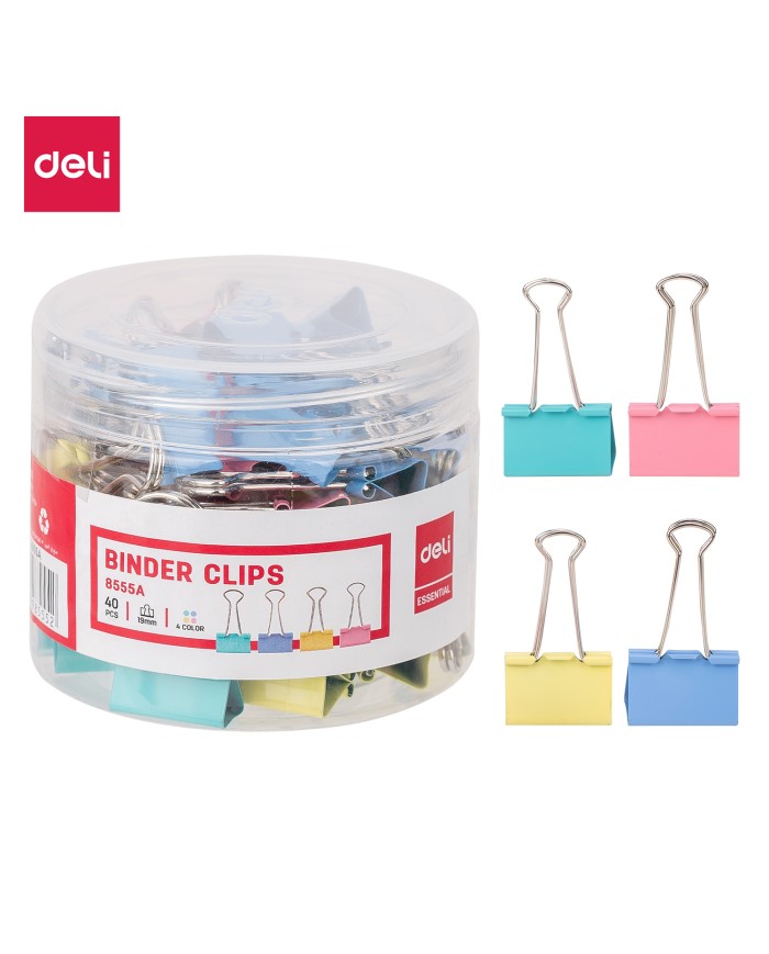 Boite De 40 Clips 19mm Couleur Deli||Le Guide