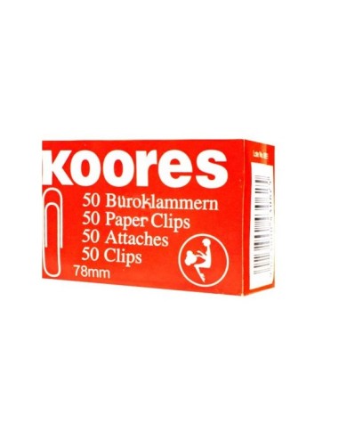 Paquet De 50 Trombones 78mm Koores