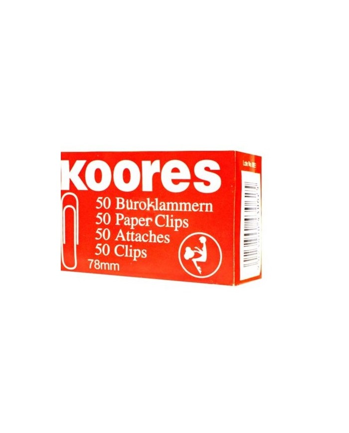 Paquet De 50 Trombones 78mm Koores||Le Guide