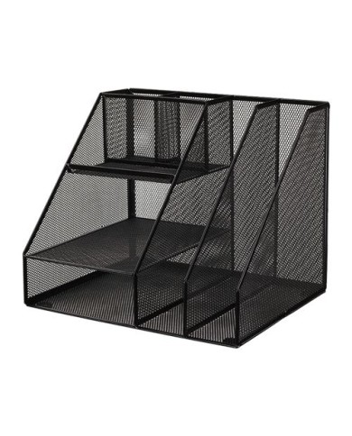 Porte Revue + Organisateur Métal E79075 Deli