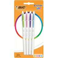 Pack de 4 Stylos Cristal Up Fun Bic - Assorties|3086123494633|Le Guide