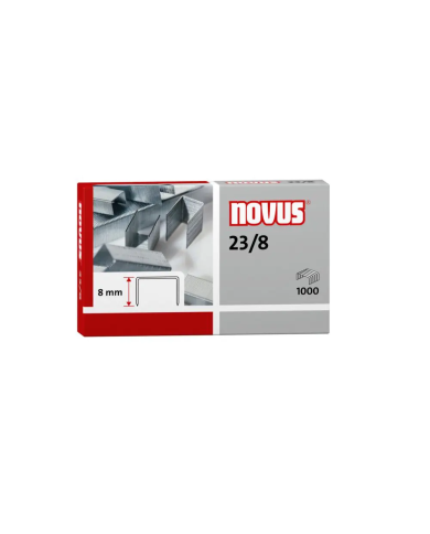 Agrafes Novus 23/8 PQ/1000