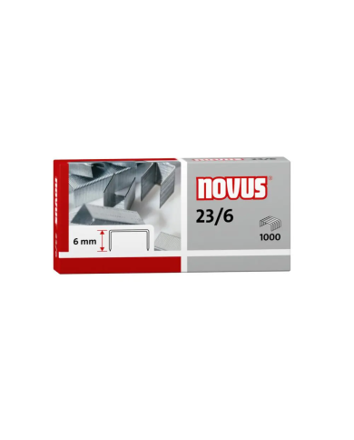 Agrafes Novus 23/6 PQ/1000