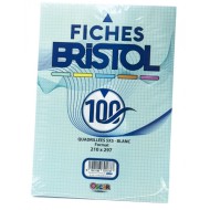 Fiches Bristol Blanc A4 - Oscar||Le Guide