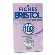 Fiches Bristol Blanc PM - Oscar||Le Guide