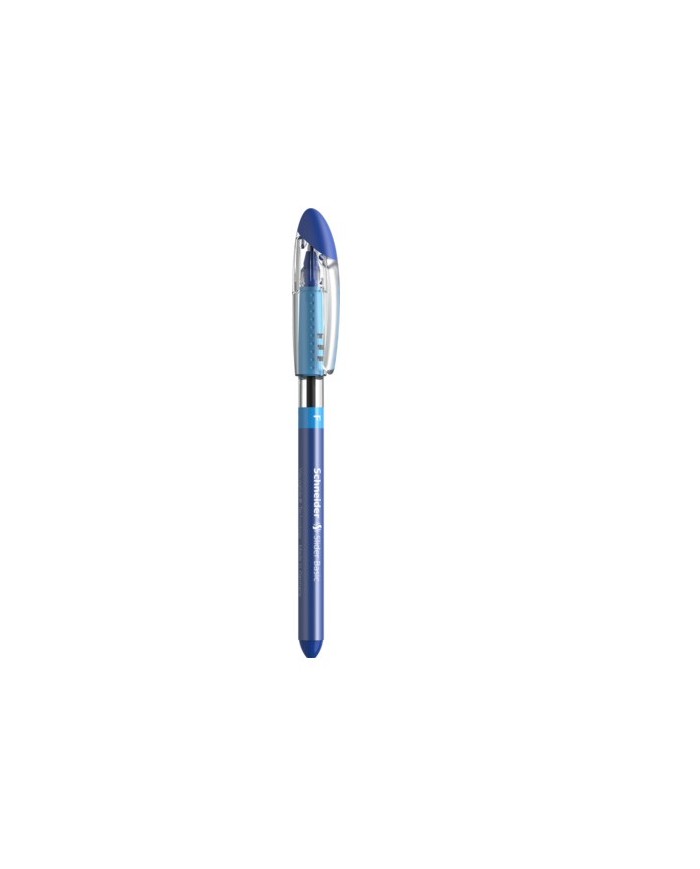 Stylo à bille Slider Basic fine Schneider - Bleu|4004675043856|Le Guide