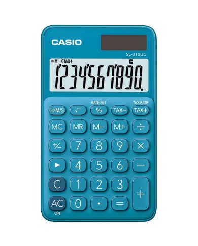 Calculatrice De Poche Casio SL-310UC - Bleu