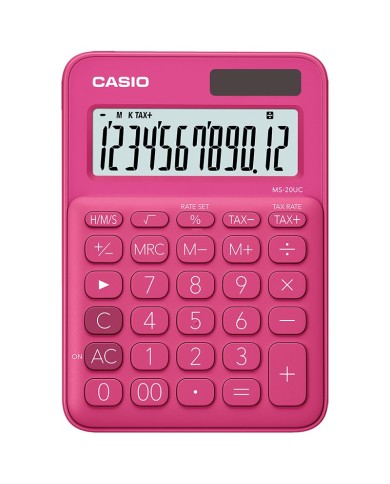 Calculatrice De Bureau Casio MS 20UC - Rose