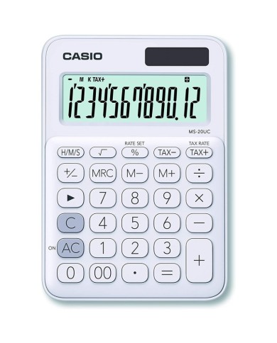 Calculatrice De Bureau Casio MS 20UC - Blanc