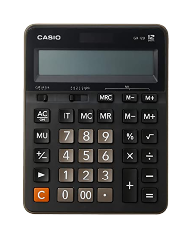 Calculatrice De Bureau GX-12B - Noir