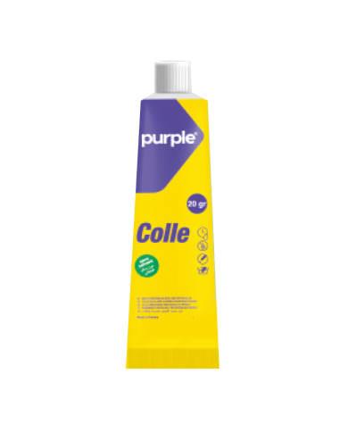 Colle Tube Transparent 20Gr - Purple