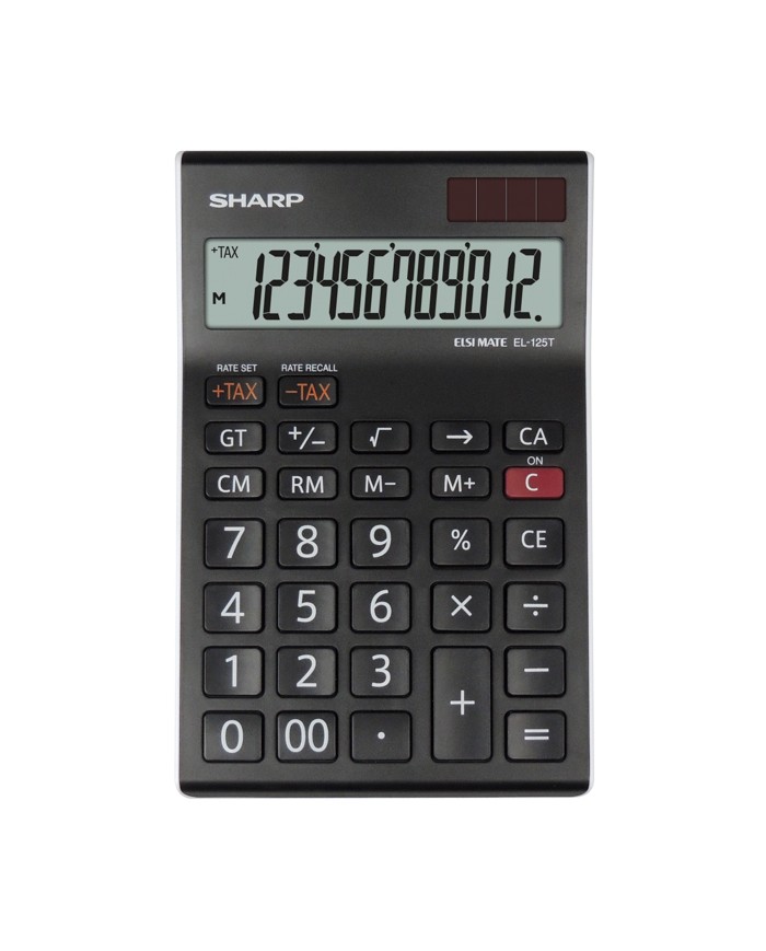 Calculatrice De Bureau Sharp EL-125T Sharp - Noir||Le Guide