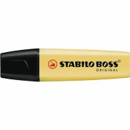 Surligneur Stabilo Boss Pastel - Jaune||Le Guide