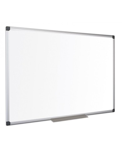 Tableau Blanc Magnétique Cadre Aluminium Bi-Office 100x150 Cm