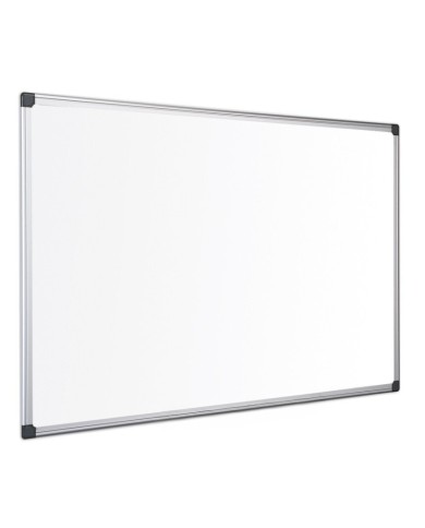 Tableau Blanc Magnétique Cadre Aluminium Bi-Office 90x120Cm