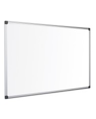 Tableau Blanc Magnétique Cadre Aluminium Bi-Office 100x150 Cm