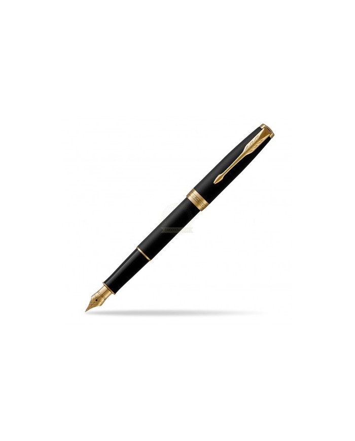 Stylo Plume Sonnet Mat Black GT Parker||Le Guide