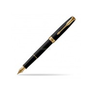 Stylo Plume Sonnet Mat Black GT Parker||Le Guide