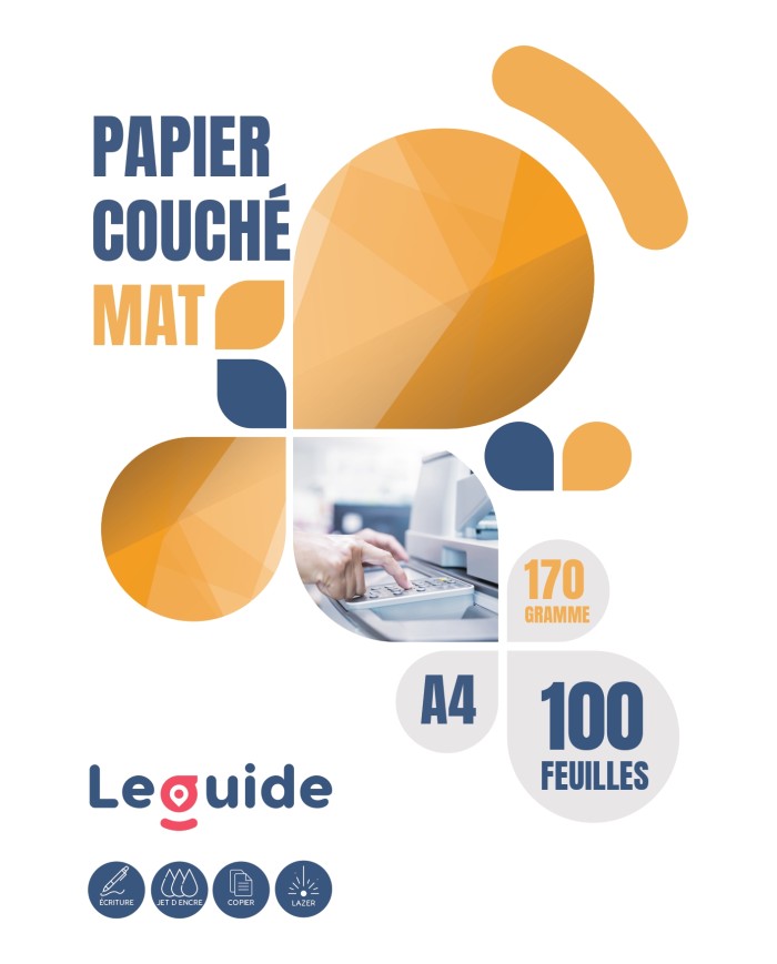 Page De Garde Couché Mat 170Gr/100F A4 - Le Guide||Le Guide