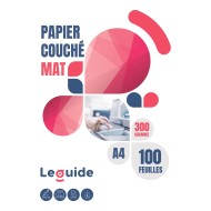 Page De Garde Couché Mat 300Gr/100F A4 - Le Guide||Le Guide