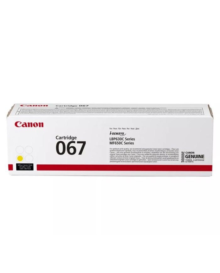 Toner Original Canon 067 - Jaune||Le Guide