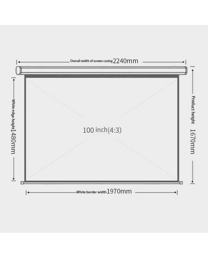 Ecran De Projection E50448 Deli||Le Guide