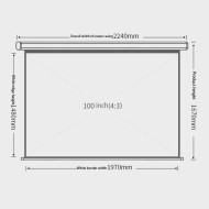 Ecran De Projection E50448 Deli||Le Guide