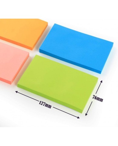 Stick Note Fluo 76x127 100 Feuilles