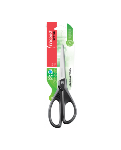 Ciseau 21cm Essential Green Maped