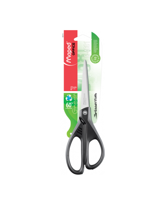 Ciseau 21cm Essential Green Maped||Le Guide