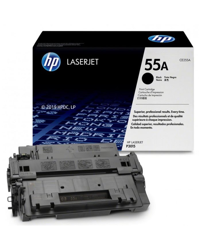 Toner HP 55A LaserJet Noir originale CE255A||Le Guide