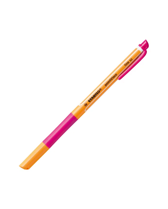 Stylo Roller Point-Visco Stabilo Rose||Le Guide