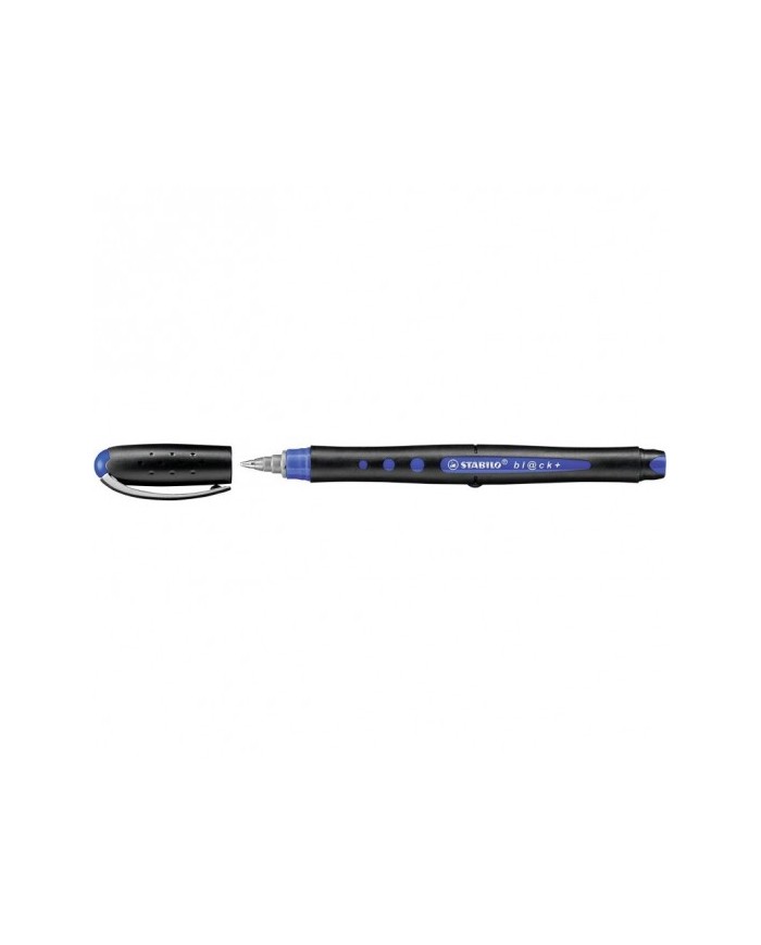 Stylo Roller STABILO Bl@ck Medium - Bleu||Le Guide