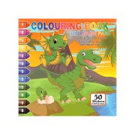 Coulouring Book Dinosaur Park + Stickers|6930760061918|Le Guide