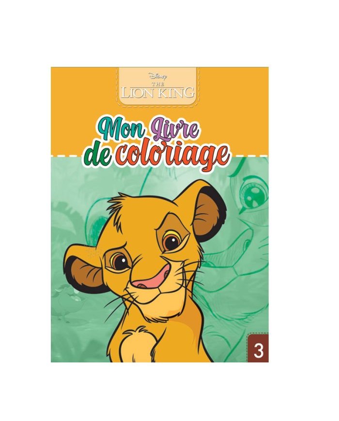 Mon livre de coloriage the lion king|6194036430543|Le Guide