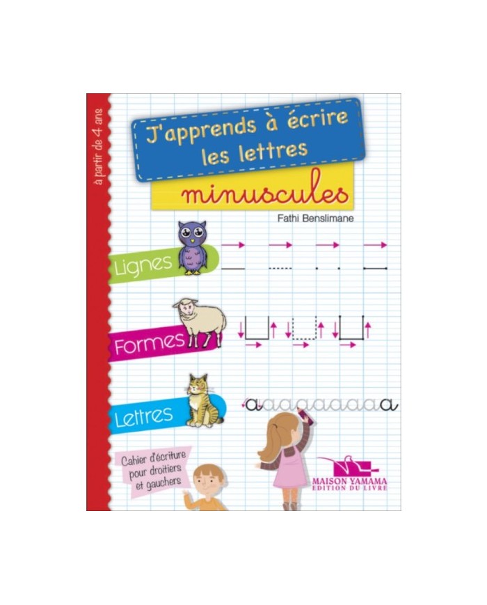 J'apprend à écrire les lettres minuscules|6192207100097|Le Guide