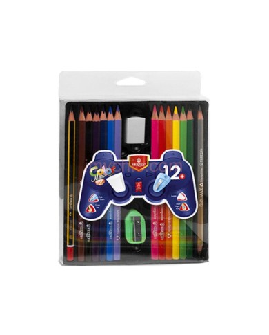 Paquet de 12+4 crayons de couleur Vertex